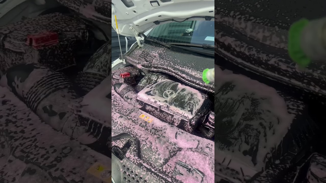 Tu savais que tu pouvais nettoyer ton moteur ? #cars #automobile #cardetailling #tips