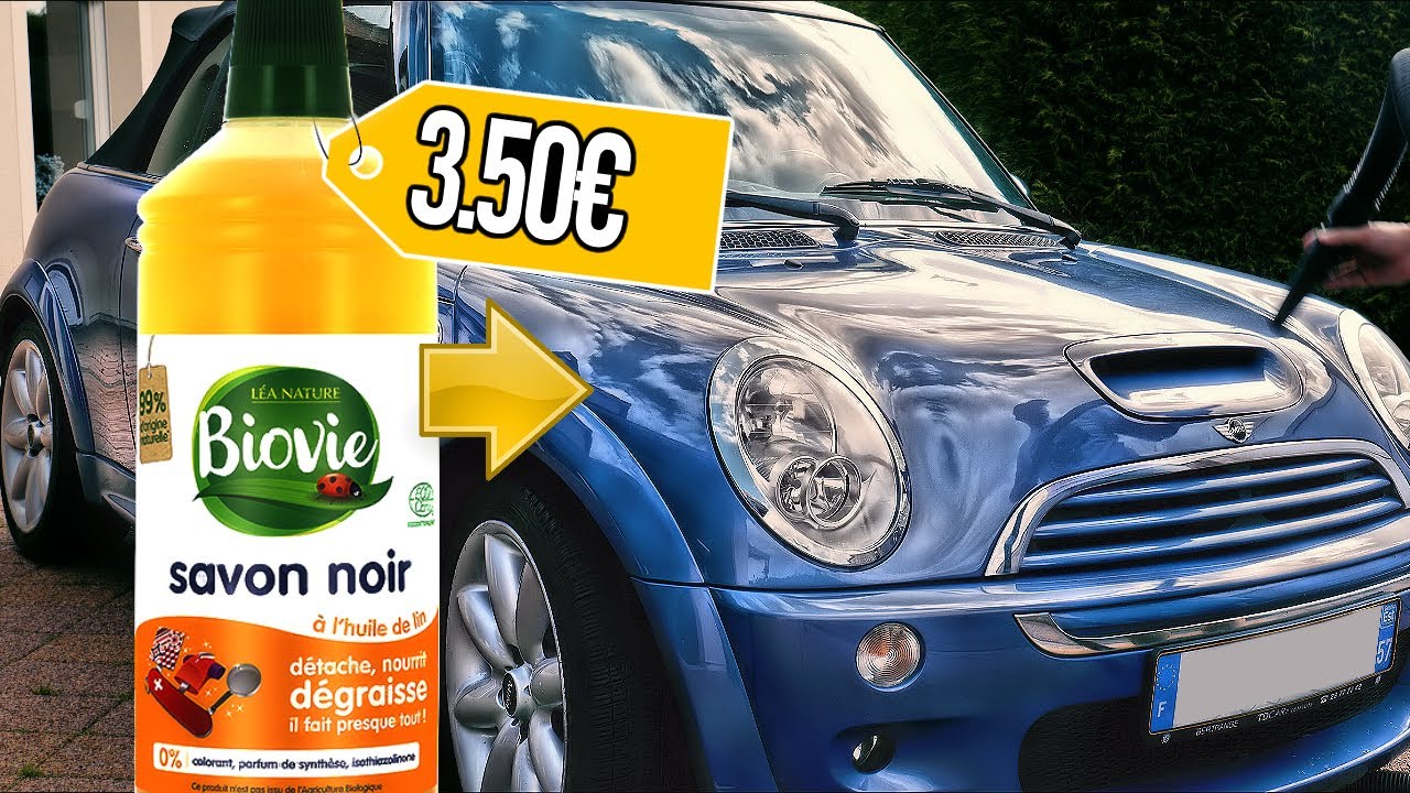PEUT-ON LAVER SA VOITURE AU SAVON NOIR ...?