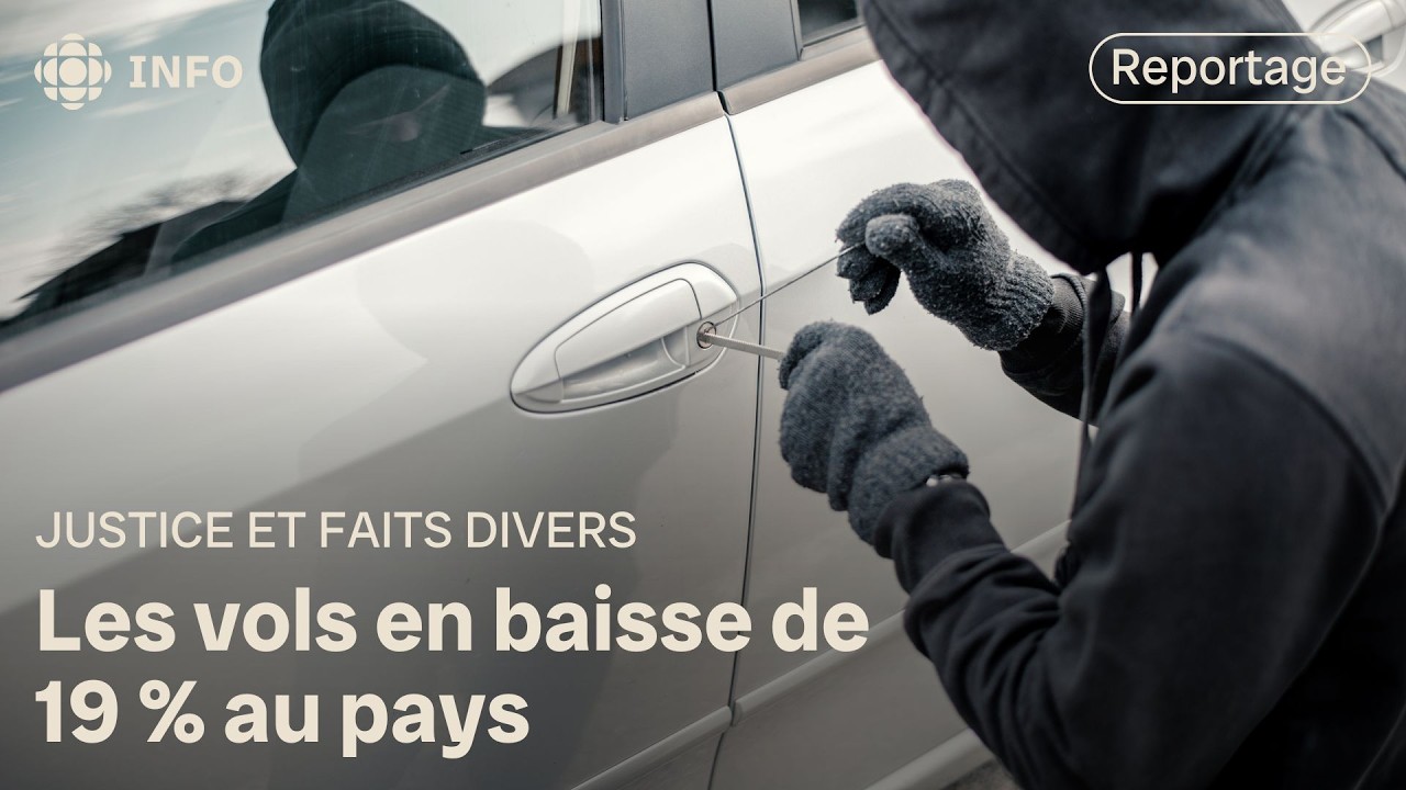 Les vols de voiture en baisse de 19 % au Canada