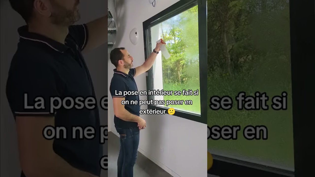 Peut-on poser un film solaire en intérieur ? On vous répond en vidéo 😉