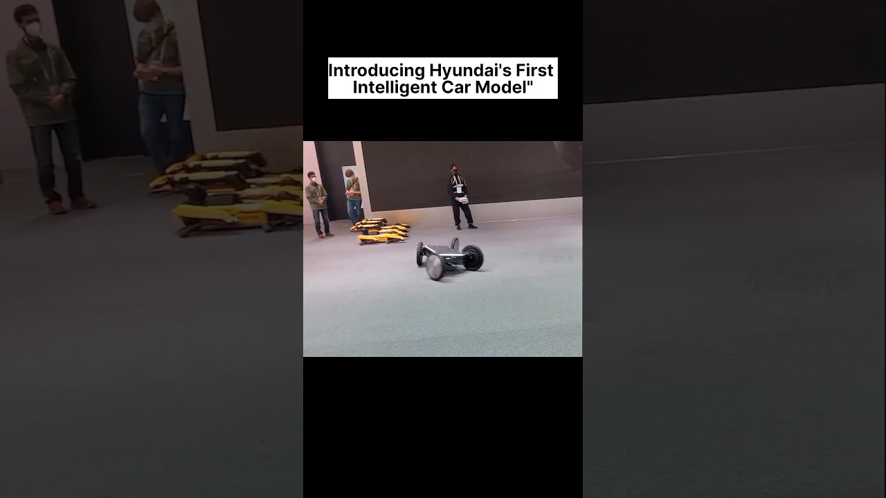 Hyundai Intelligent Car 🚙 #cars #engineering #robotics #robots #carsofinstagram