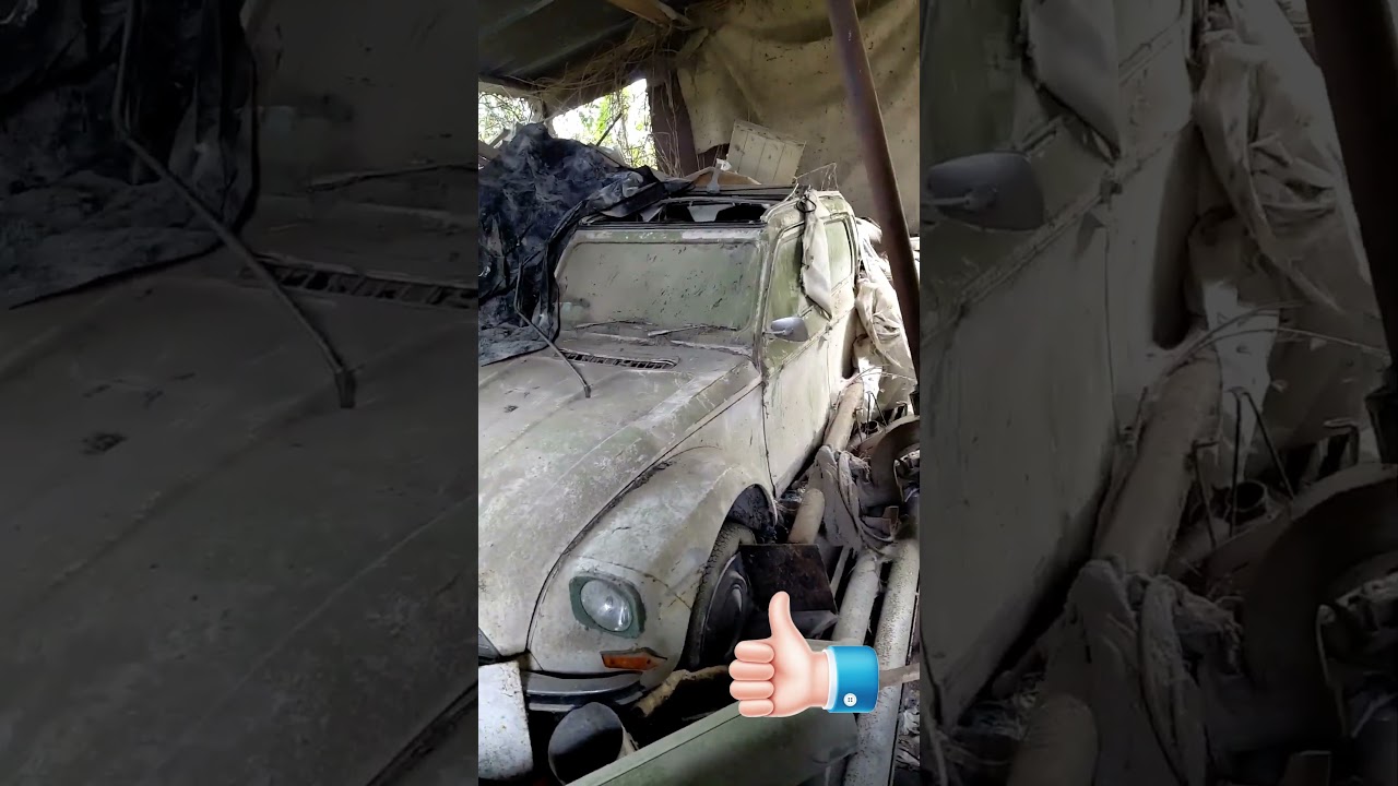 Voiture sortie de grange ! 🚗💨Dyane? #automobile