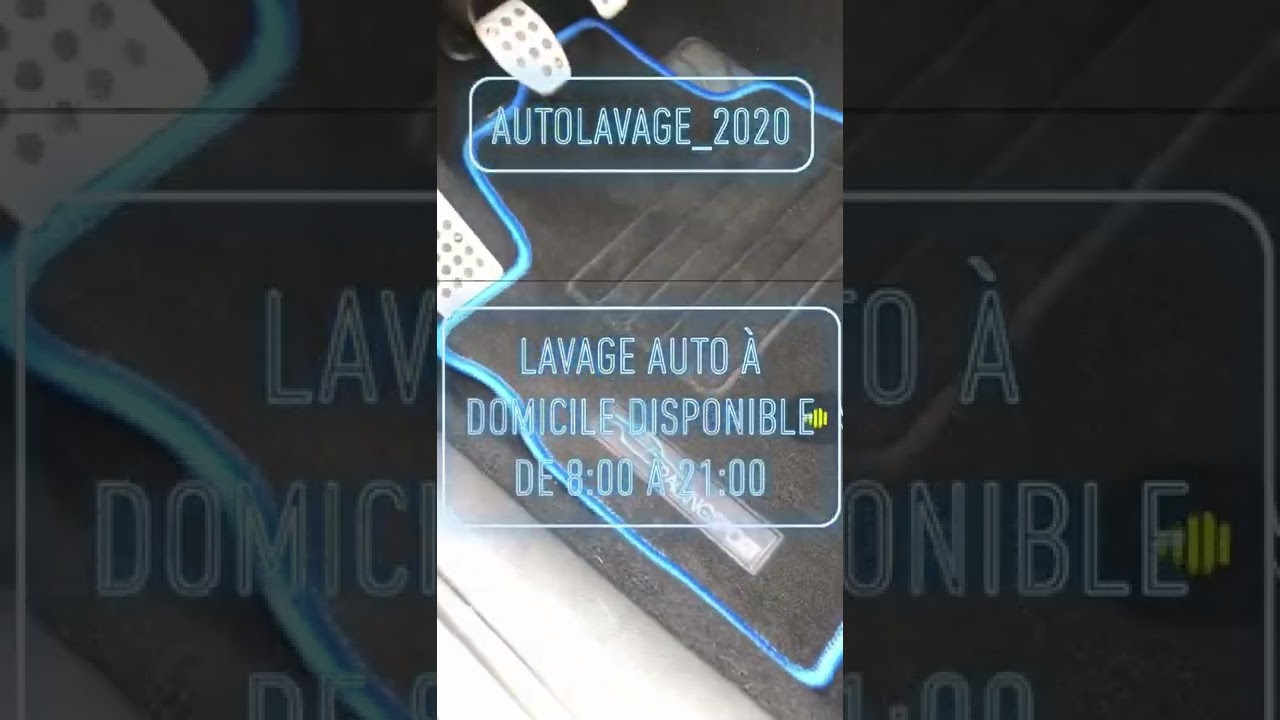 Lavage auto à domicile
