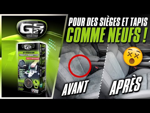 Un seul produit pour nettoyer les sièges et moquettes de votre voiture !