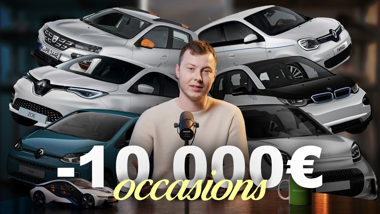 Voitures électriques d'occasion : les meilleurs modèles à moins de 10 000 € !