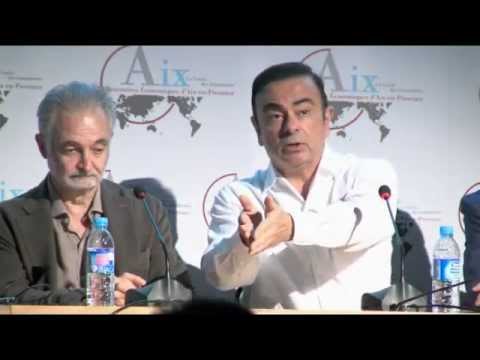 Jacques Attali, Carlos Ghosn, José Manuel Lopez : Repenser l'industrie automobile, Aix2013