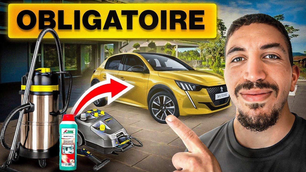 Le matériel INDISPENSABLE pour lancer son Business de Lavage Auto à Domicile