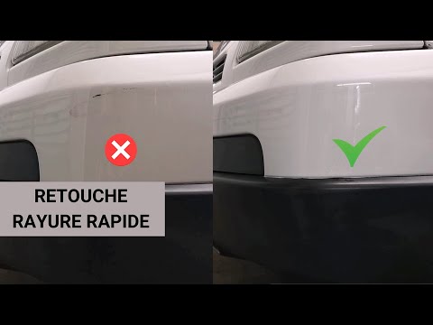 Atténuer une rayure sur pare-chocs en 1.4 min !? Tuto Detailing