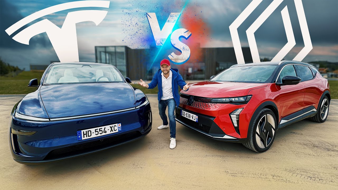 Tesla Model Y 2025 vs Renault Scenic E-Tech : qui gagne le duel électrique ?