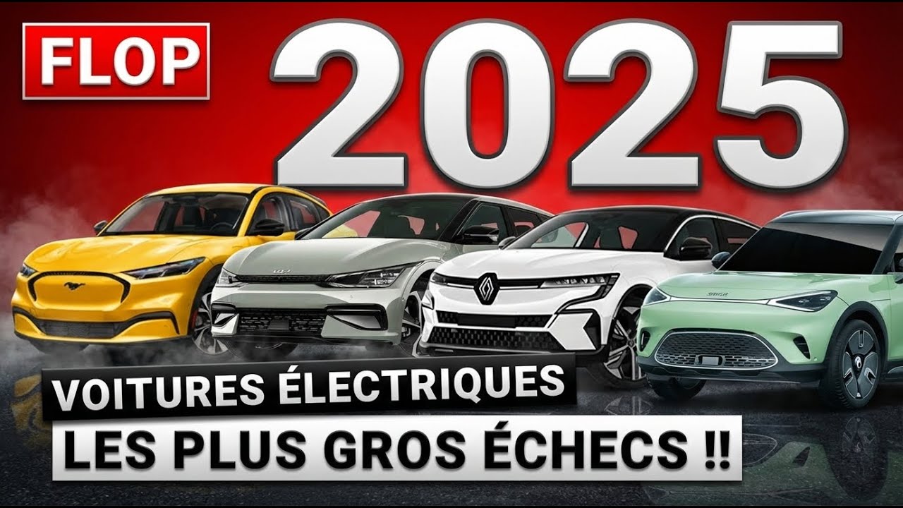 Les PIRES ventes électriques de 2025 : ces voitures que PERSONNE n’achète !