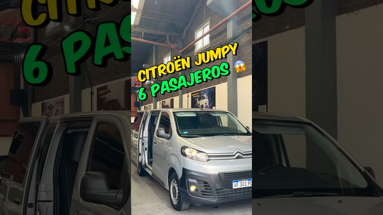 ⚡️Citroen Jumpy MIXTO⚡️😱6 Pasajeros😱✔️2022✔️1.6 HDI 115cv✔️69.400km✔️MT 6ta📲11 7132-835