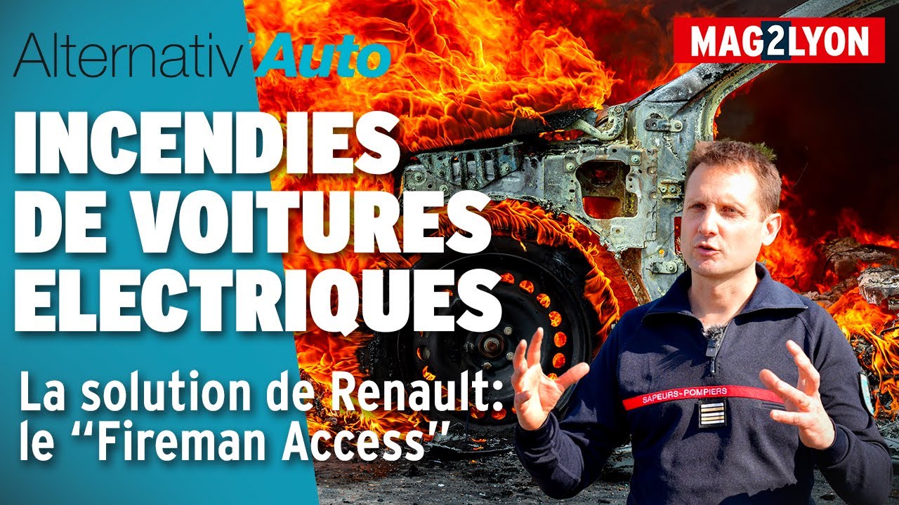 Incendies de voitures électriques : la solution Renault