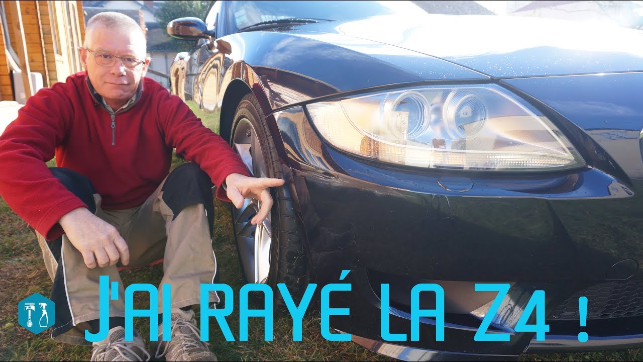 Réparer une rayure profonde sur le pare-choc