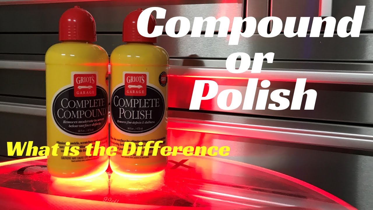 Polishing Compound: what is the difference between compound and polish
