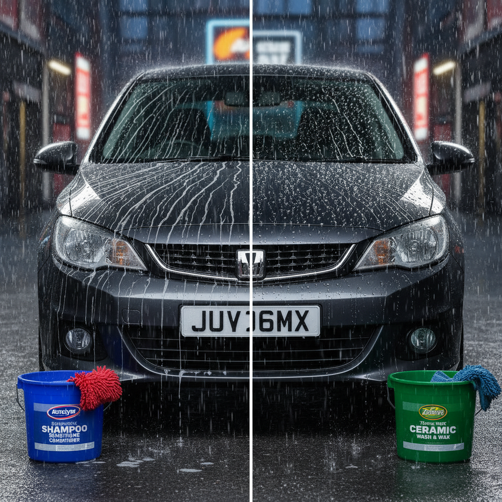 découvrez notre comparatif entre autoglym et turtle wax pour savoir quel shampoing cire deux-en-un s’impose en 2025 en matière de praticité, d’efficacité et de brillance. idéal pour soigner votre voiture en un seul geste !