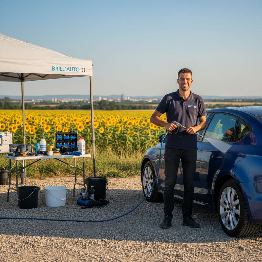 découvrez l'initiative d'un entrepreneur du lauragais qui lance une nouvelle entreprise de nettoyage automobile aux portes de toulouse, alliant qualité et service de proximité.