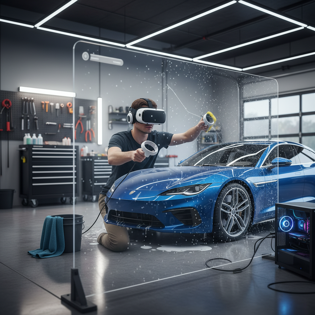découvrez car detailing simulator, une expérience immersive en réalité virtuelle qui vous plonge au cœur du nettoyage automobile avec des détails réalistes et passionnants.