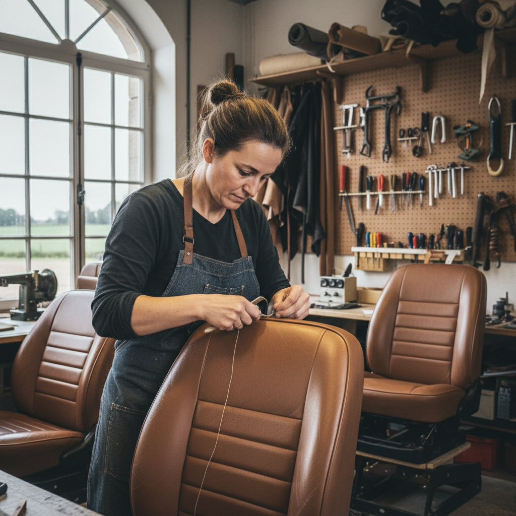 découvrez le parcours inspirant de mathilde picault, sellière-garnisseuse à saint-pierre-de-bailleul, qui a transformé sa passion en métier pour vivre une nouvelle vie pleine de créativité et de savoir-faire.