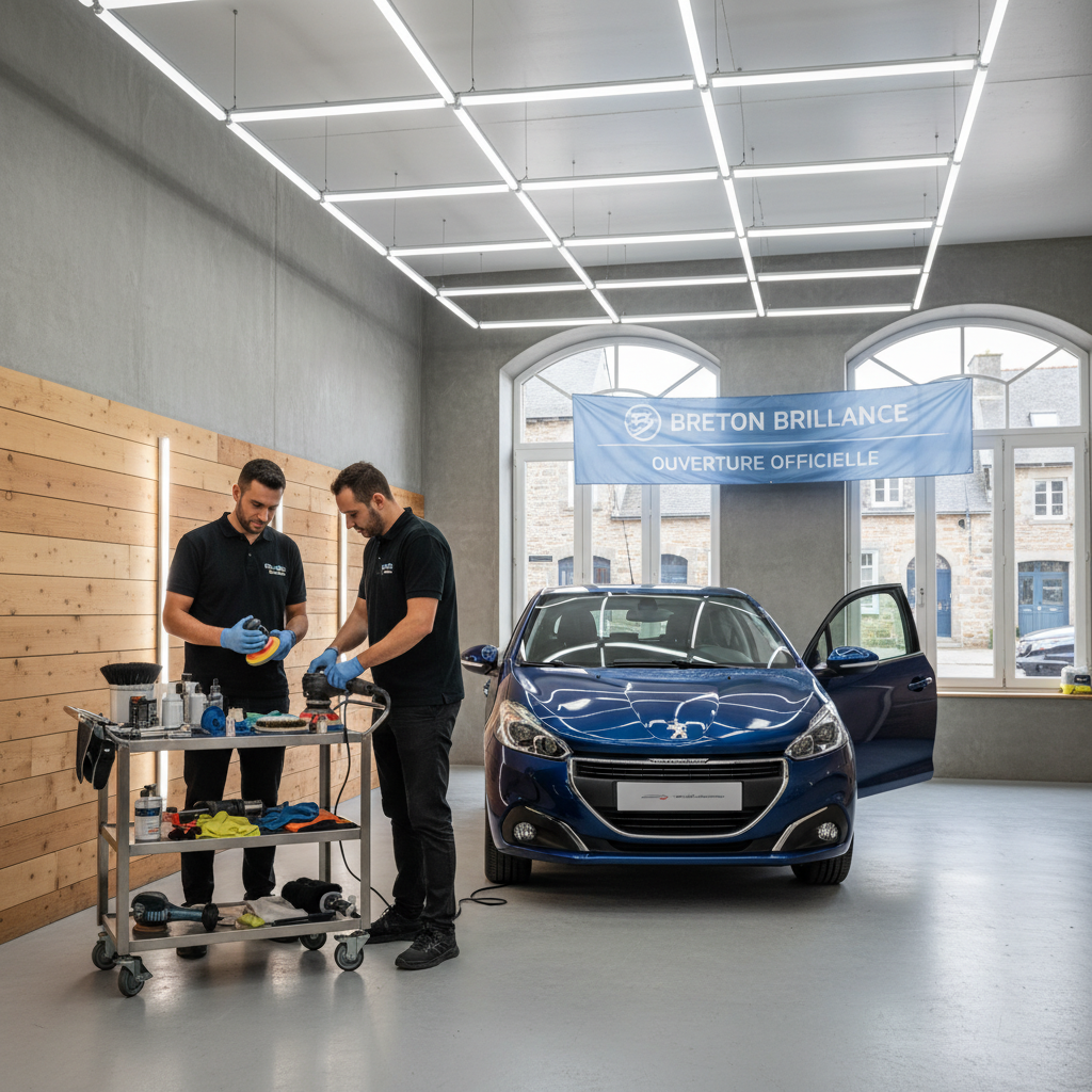 découvrez l’arrivée d’une nouvelle entreprise de detailing automobile à plogonnec. spécialistes du nettoyage et de la rénovation esthétique de véhicules, ils proposent des services sur-mesure pour sublimer votre voiture.