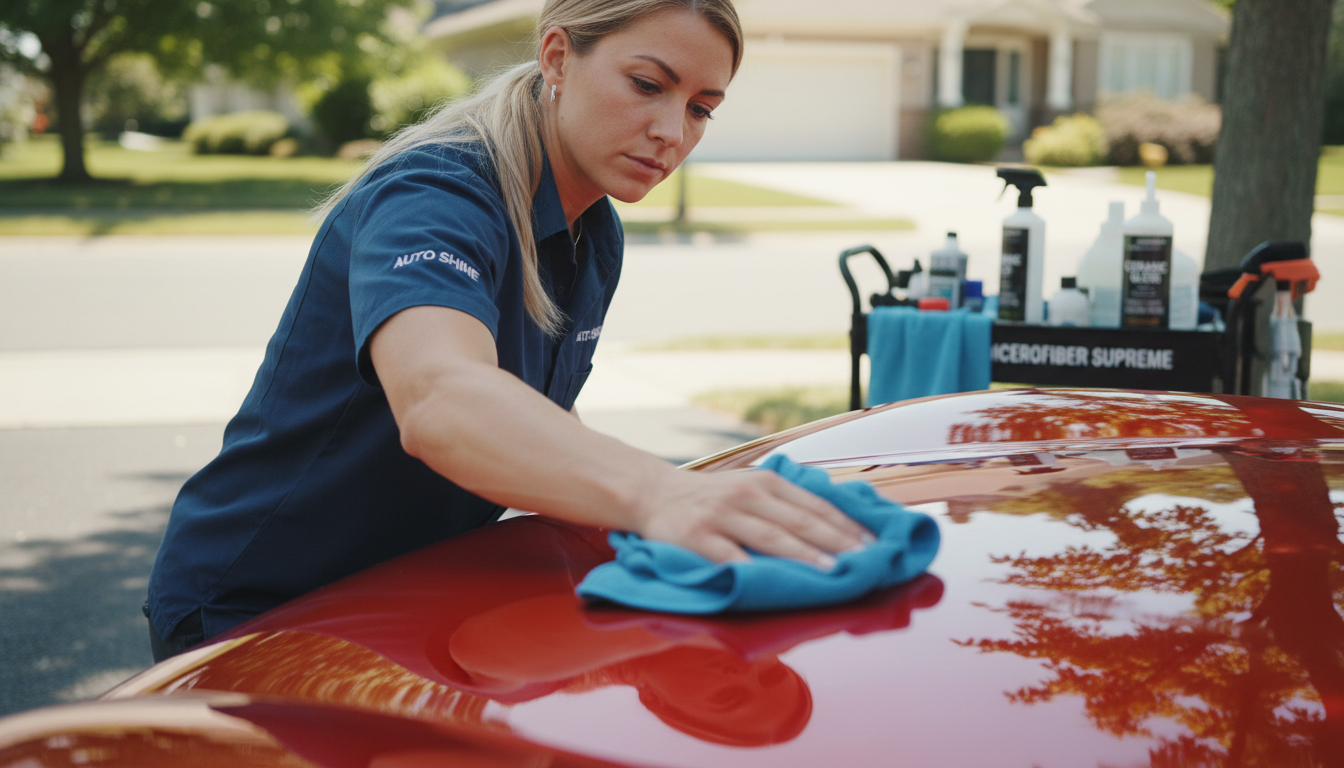 à sainte-pazanne, frédérique apporte sa passion pour sublimer l'éclat de votre voiture, offrant un service de qualité pour un résultat éclatant et durable.