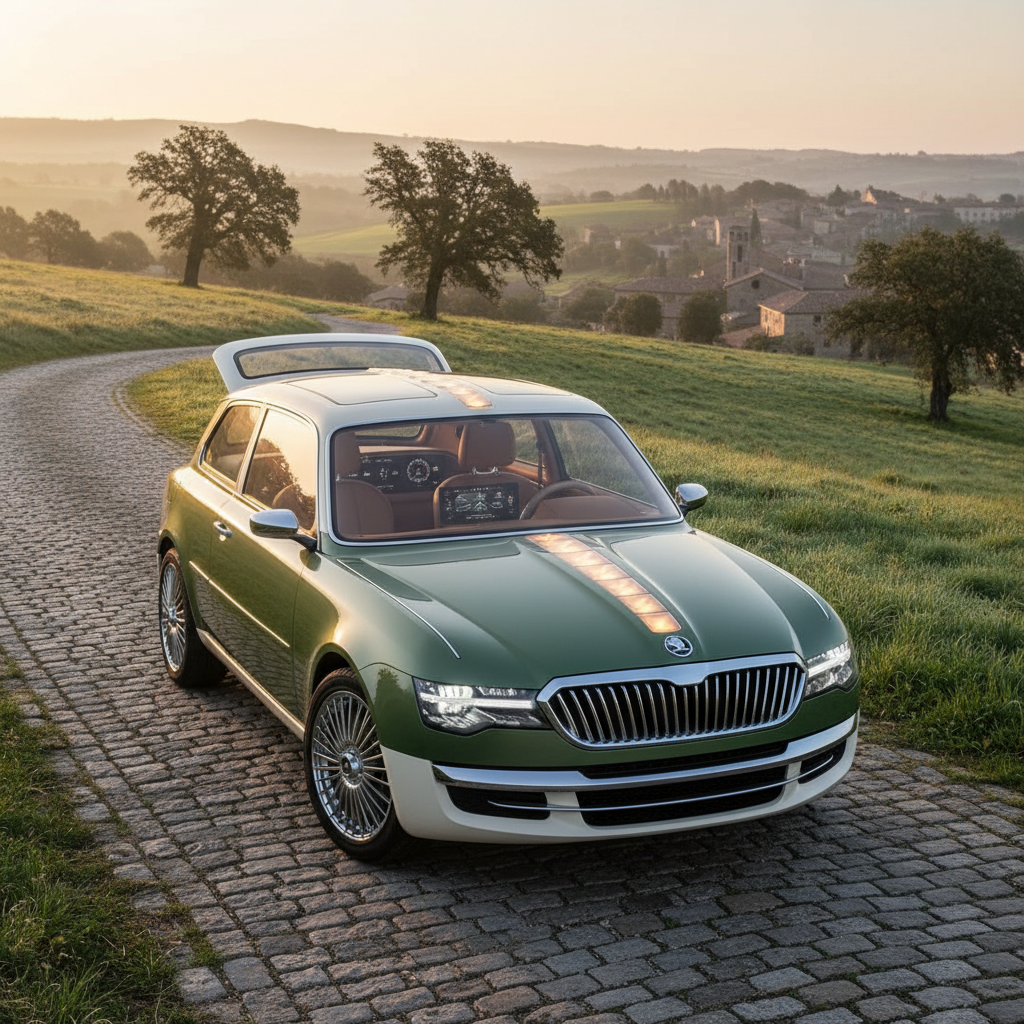 découvrez comment skoda adopte le style néo-rétro avec une touche unique qui la différencie de renault, alliant modernité et charme vintage.