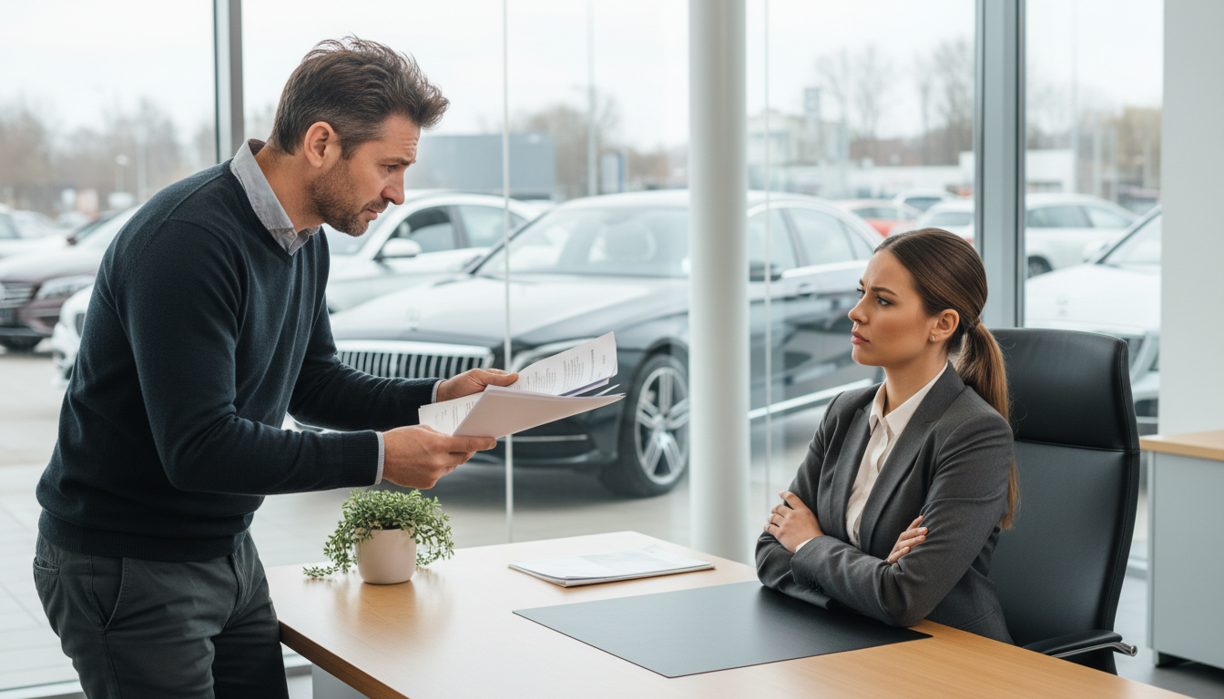 découvrez comment un concessionnaire de leasing social a été épinglé pour surfacturation et tromperie des clients, mettant en lumière des pratiques commerciales douteuses.