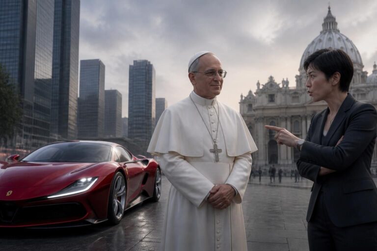 Design audacieux de la Ferrari Luce : le silence du Pape Léon XIV face aux critiques de la dirigeante de BYD