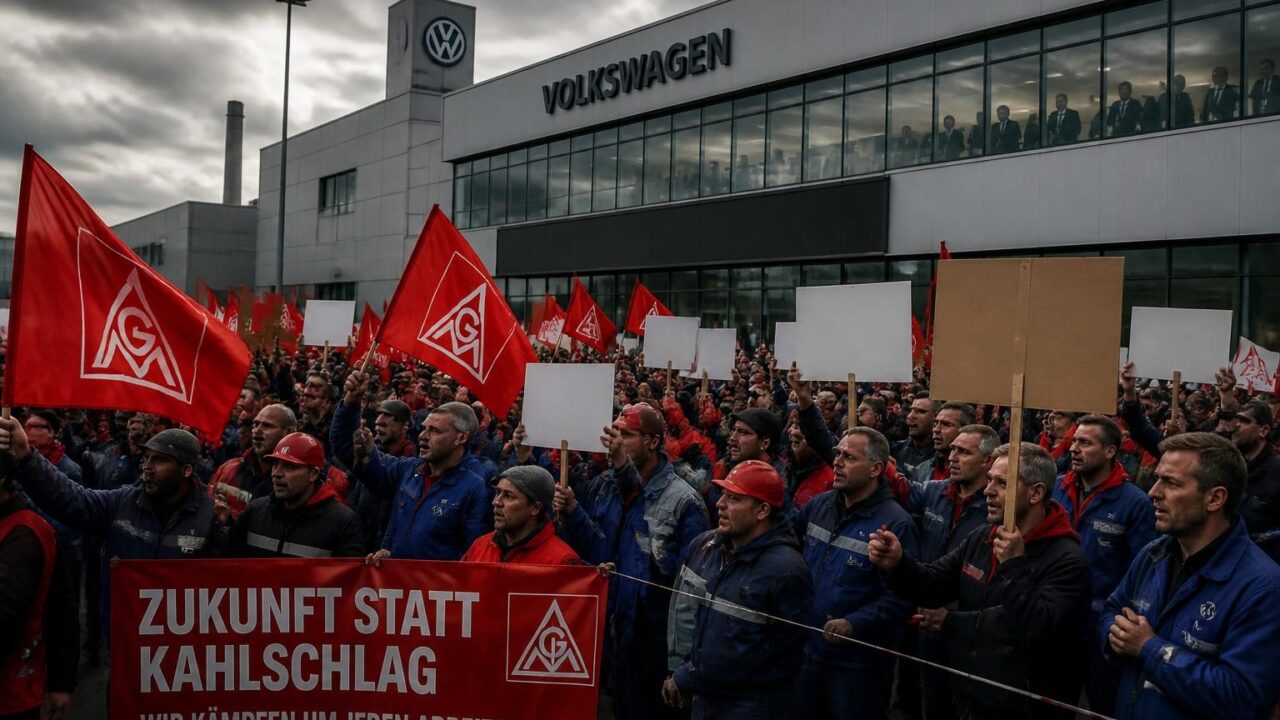 Automobile : Volkswagen face à une opposition syndicale farouche contre un projet de restructuration sans précédent