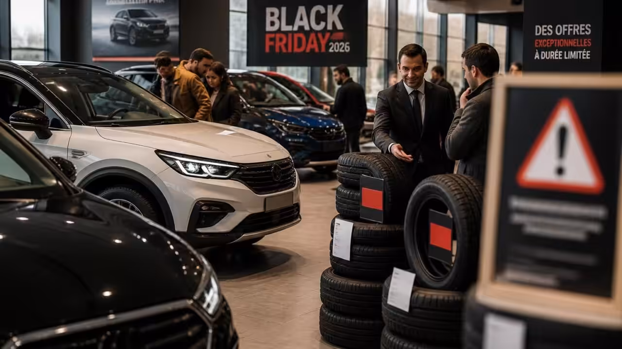 Black friday automobile 2026 : offres sur voitures et pneus et pièges à éviter