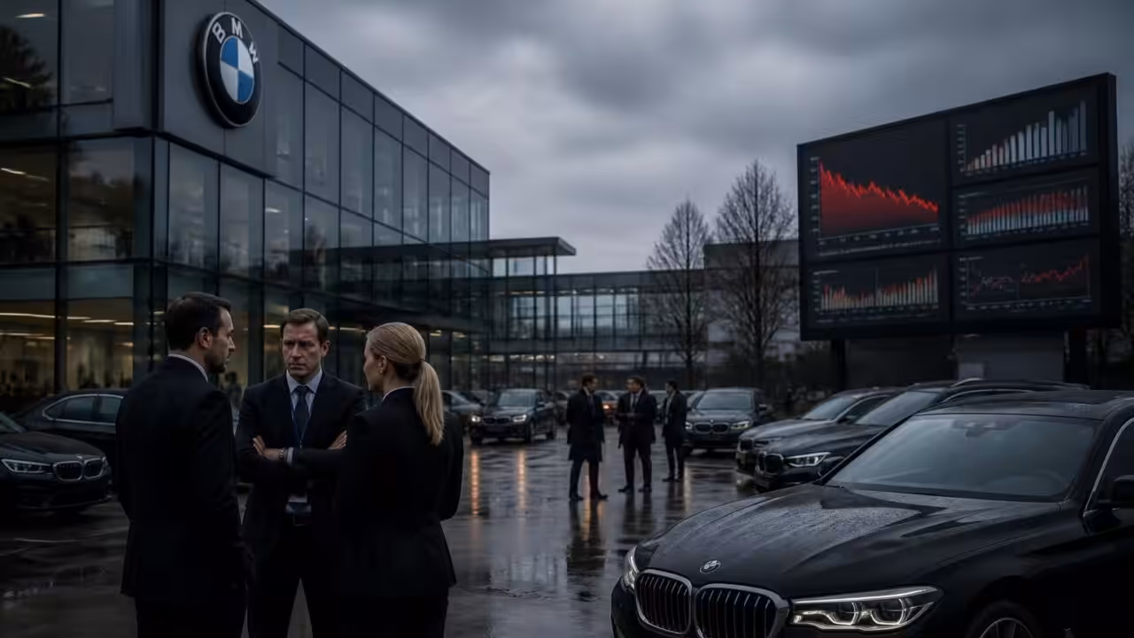 BMW annonce une baisse de ses bénéfices au deuxième trimestre et engage une réduction de ses effectifs