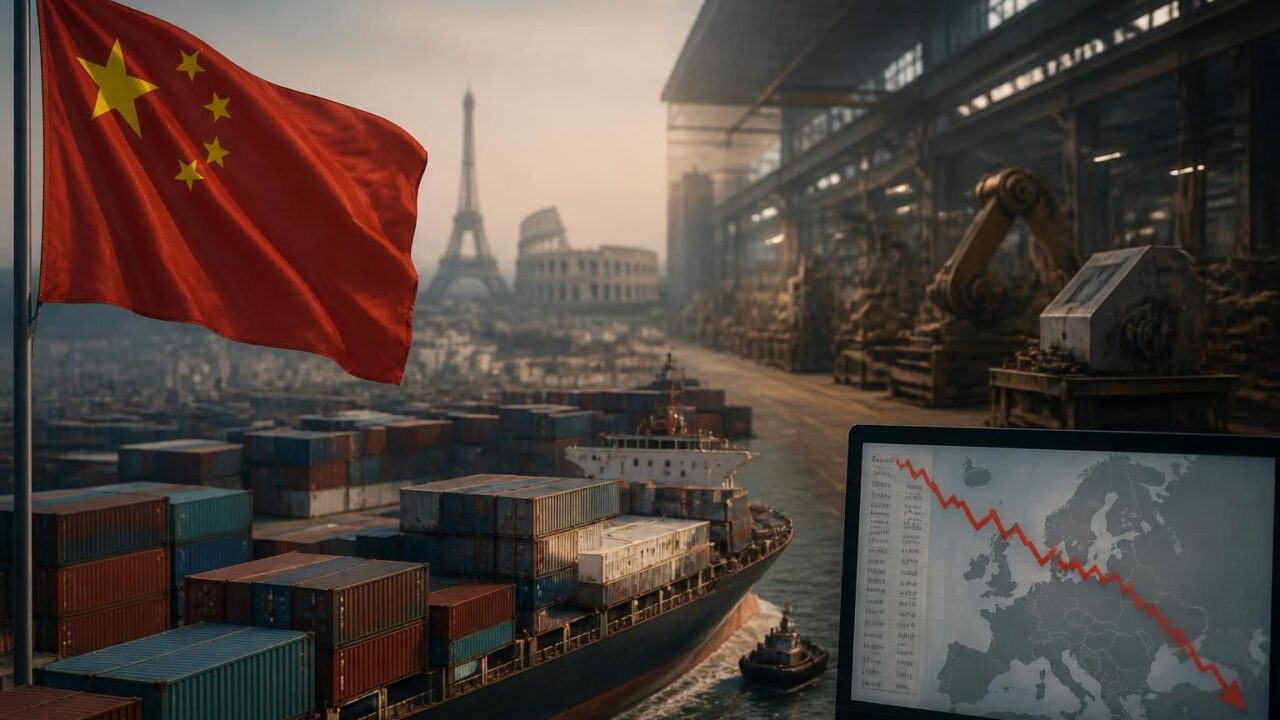 Chine : ralentissement économique mais exportations record, l&rsquo;Europe en première ligne des répercussions