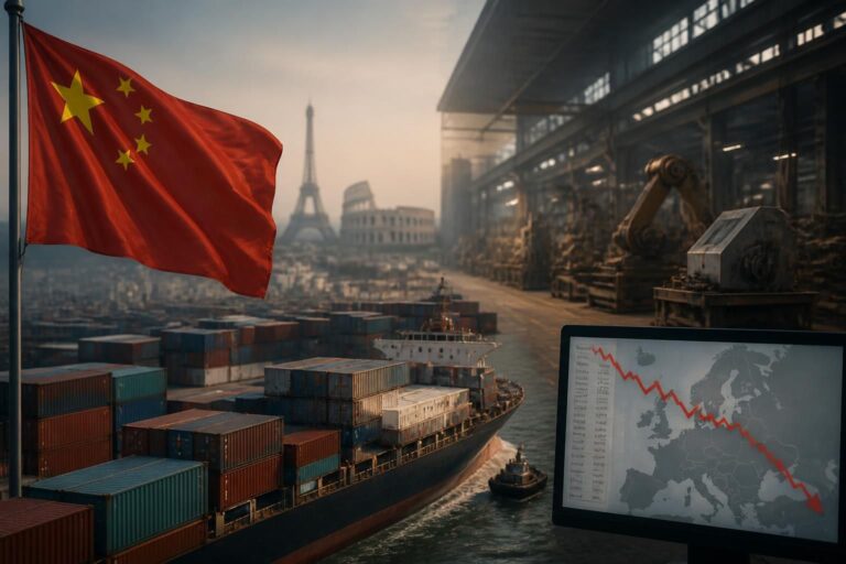 Chine : ralentissement économique mais exportations record, l&rsquo;Europe en première ligne des répercussions