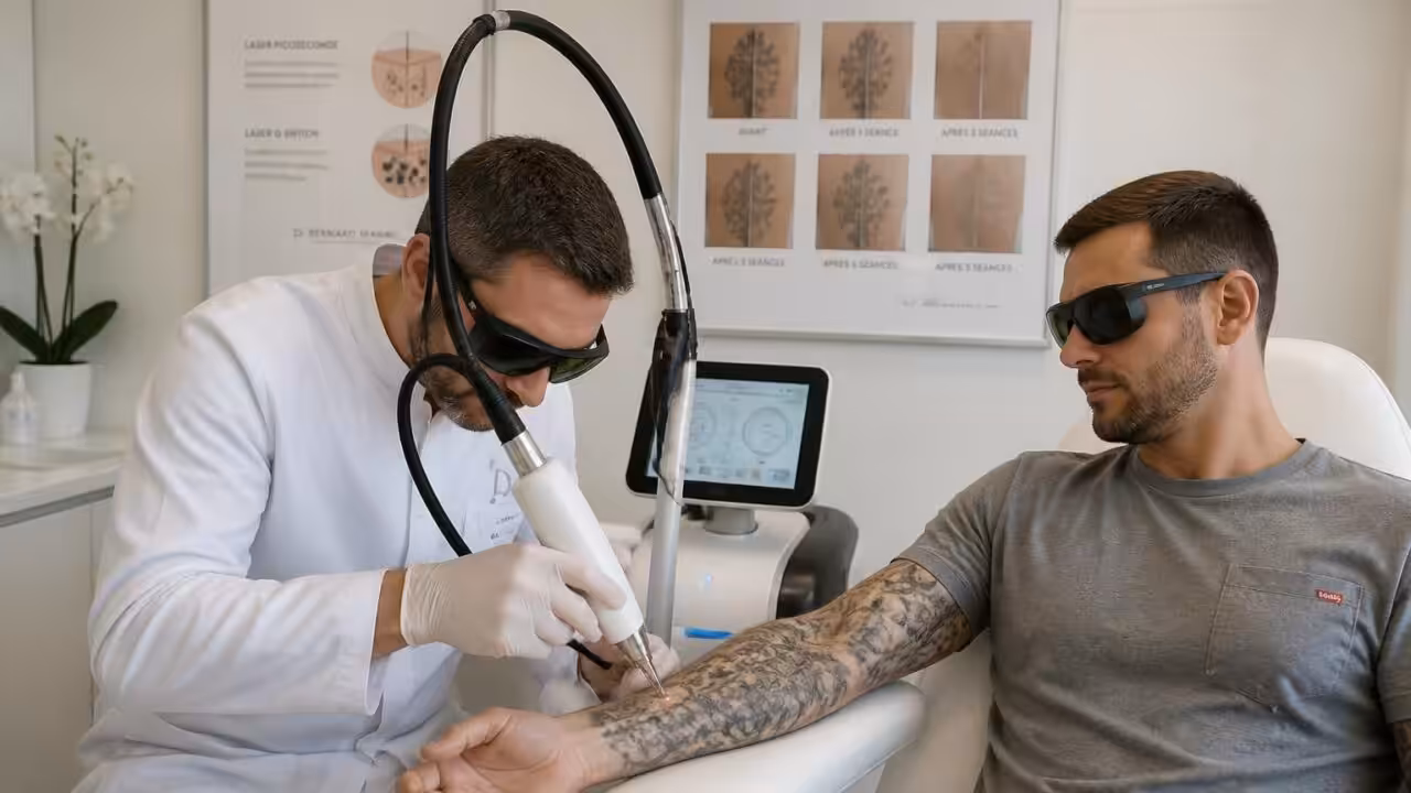Détatouage laser à Rouen : techniques, efficacité et résultats attendus