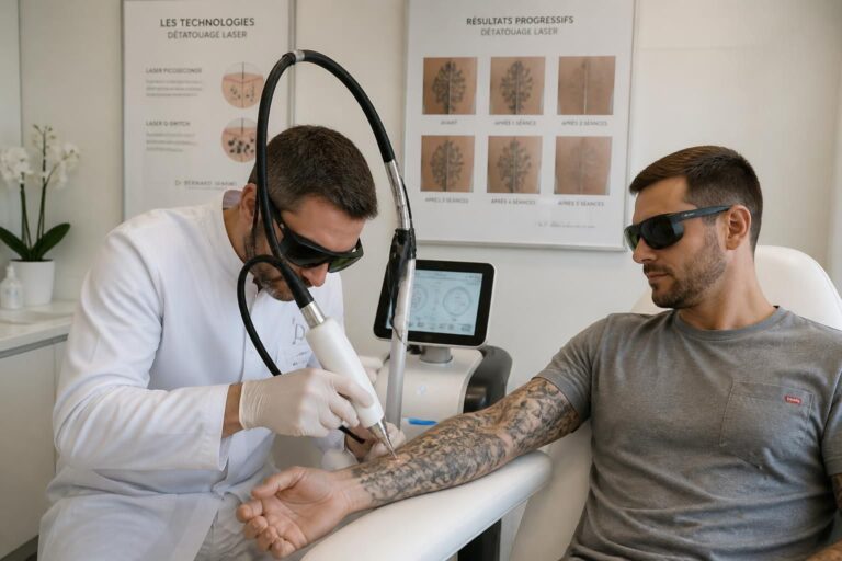 Détatouage laser à Rouen : techniques, efficacité et résultats attendus
