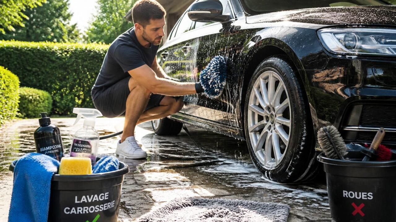 Lavage voiture à la main : guide complet des produits, méthode et erreurs à éviter