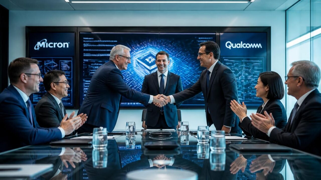 Micron conclut des partenariats stratégiques avec Qualcomm et d&rsquo;autres acteurs clés pour la fourniture de composants de puces