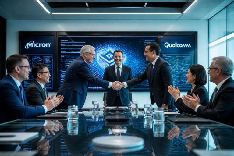 Micron conclut des partenariats stratégiques avec Qualcomm et d&rsquo;autres acteurs clés pour la fourniture de composants de puces
