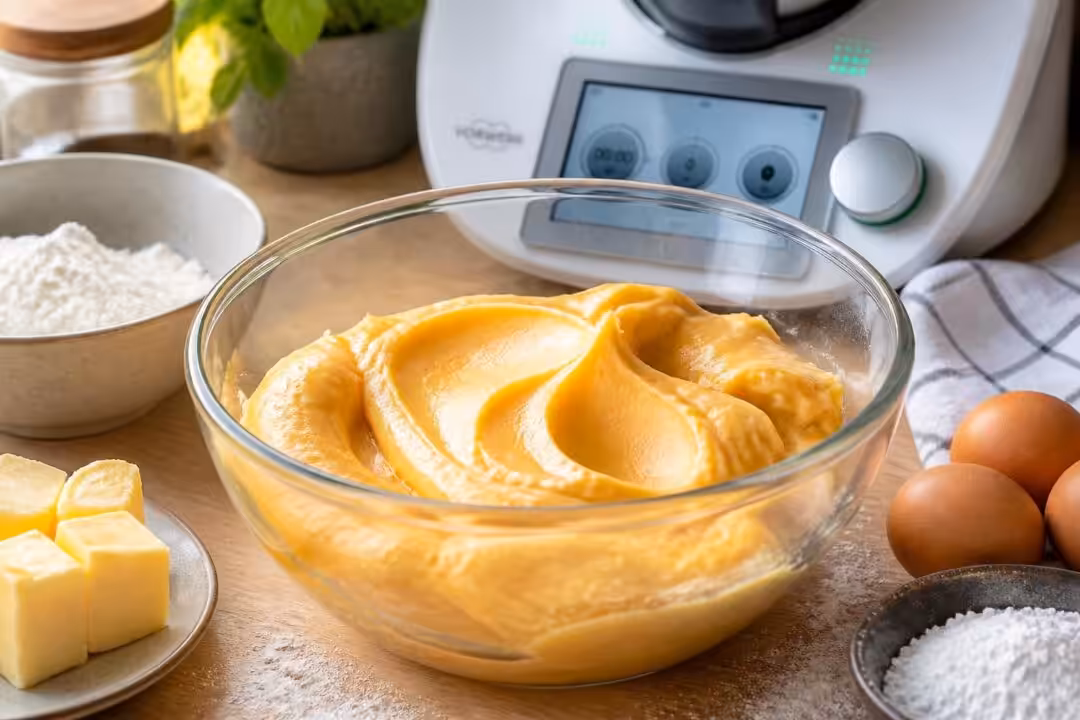 découvrez notre recette facile de pâte à choux au thermomix pour des pâtisseries légères et réussies à chaque fois. suivez les étapes simples et régalez-vous !