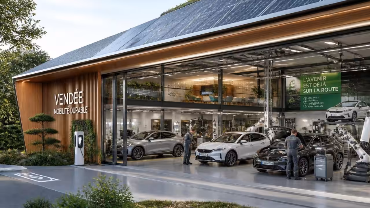 Vendée : Découvrez ce garage automobile innovant qui bouscule les codes