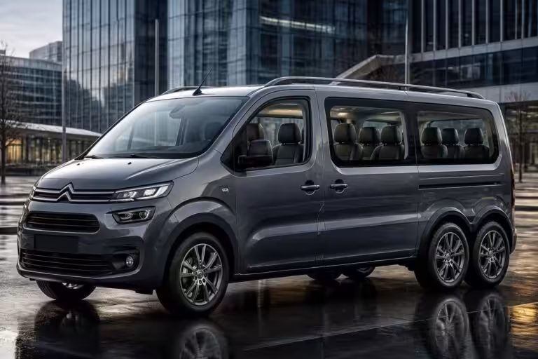 Automobile : Découvrez le surprenant Citroën Berlingo à six roues capable d&rsquo;accueillir dix passagers