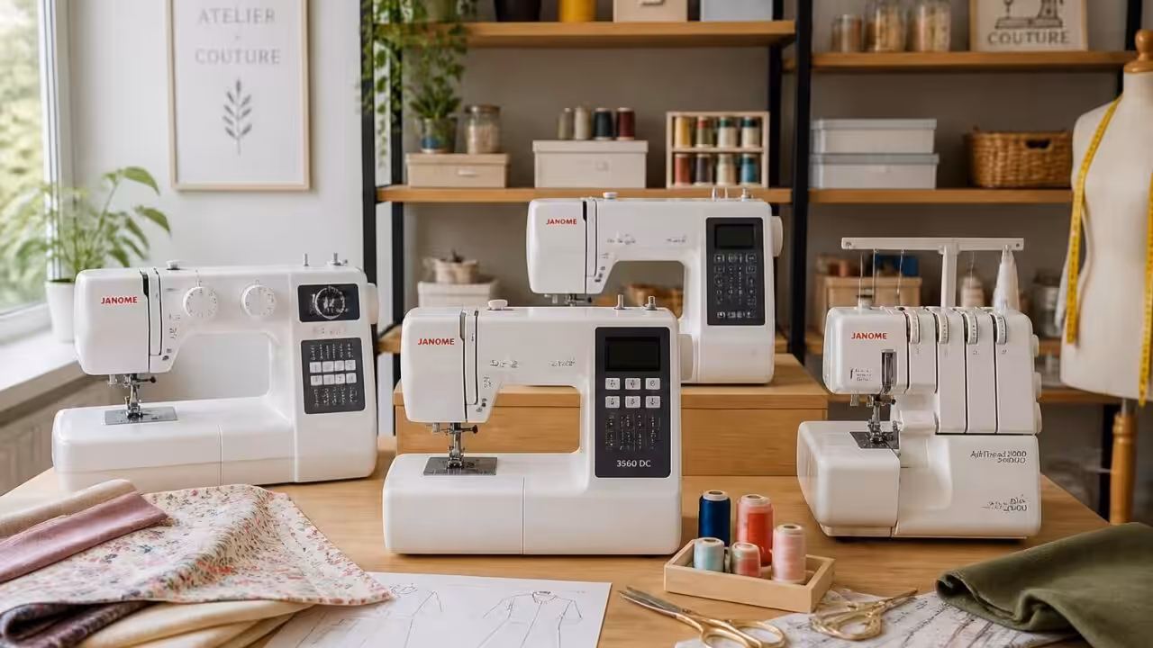 Machine à coudre Janome : quel modèle choisir pour vos projets de couture