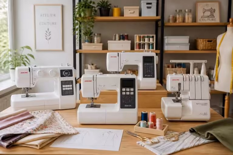 Machine à coudre Janome : quel modèle choisir pour vos projets de couture