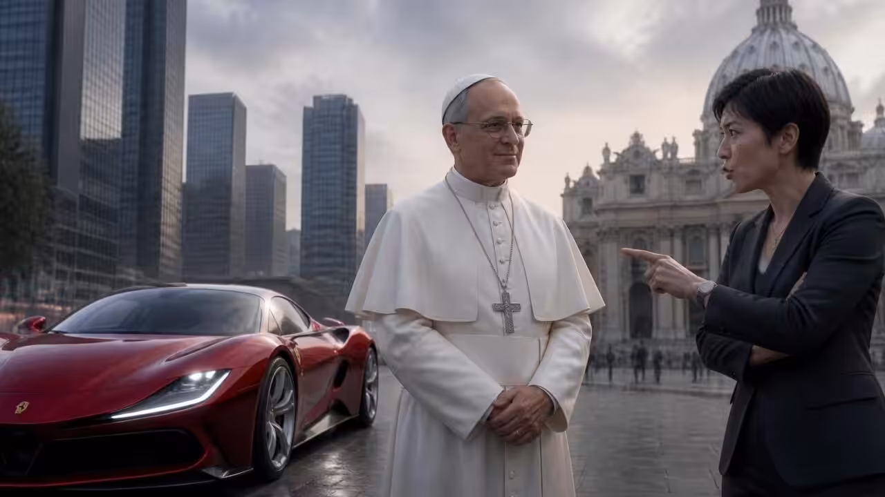 Design audacieux de la Ferrari Luce : le silence du Pape Léon XIV face aux critiques de la dirigeante de BYD