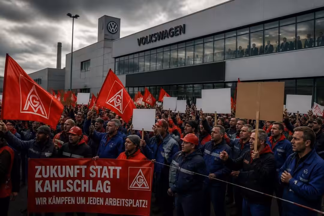 découvrez la forte opposition syndicale que volkswagen rencontre face à un projet de restructuration sans précédent dans le secteur automobile.