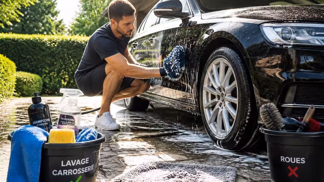 Lavage voiture à la main : guide complet des produits, méthode et erreurs à éviter